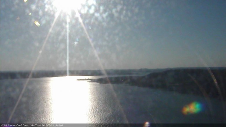 Lake Travis webcam, May 29, 2018 5:50 PM CT