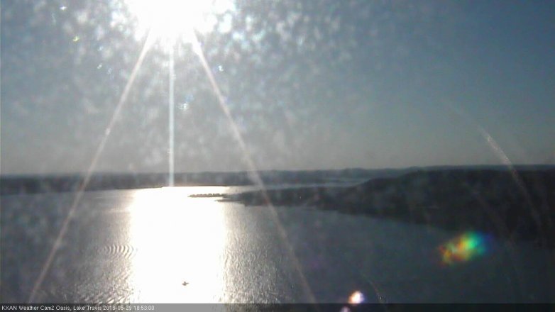 Lake Travis webcam, May 29, 2018 5:55 PM CT