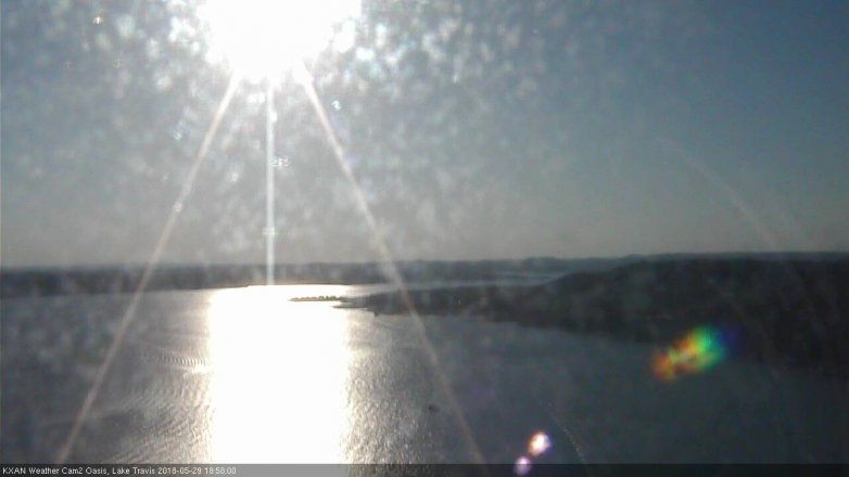 Lake Travis webcam, May 29, 2018 6:00 PM CT