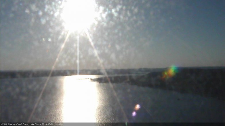 Lake Travis webcam, May 29, 2018 6:15 PM CT