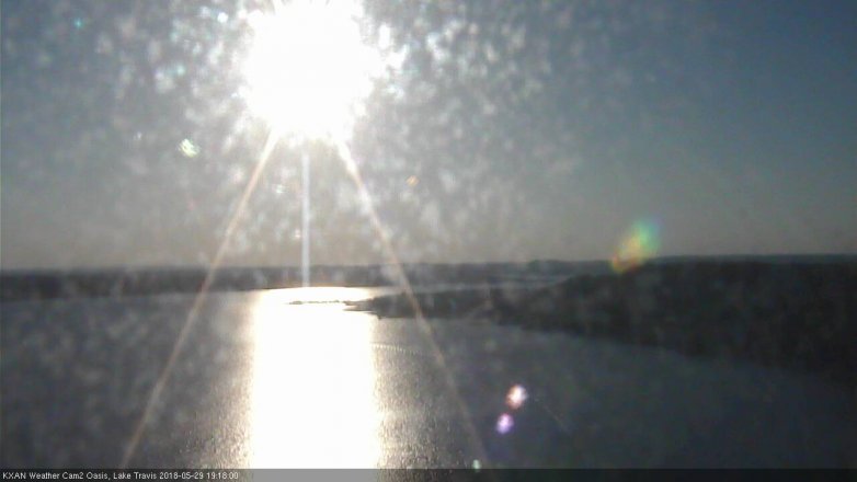 Lake Travis webcam, May 29, 2018 6:20 PM CT