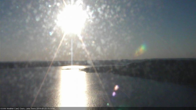 Lake Travis webcam, May 29, 2018 6:25 PM CT