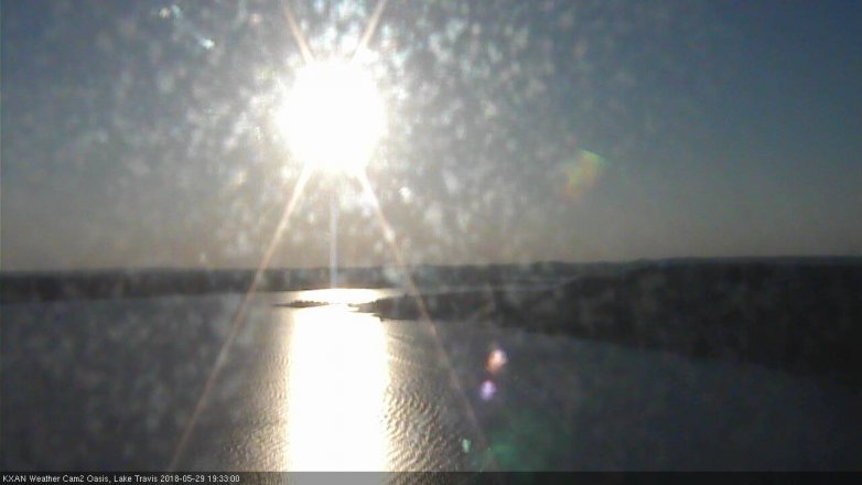 Lake Travis webcam, May 29, 2018 6:35 PM CT