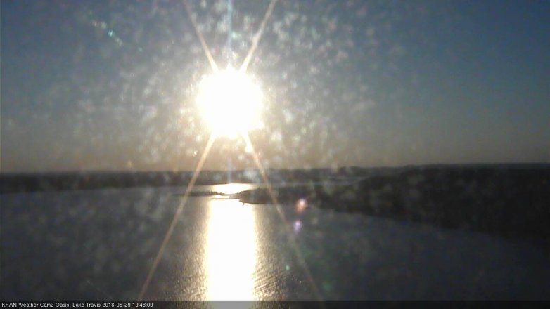 Lake Travis webcam, May 29, 2018 6:50 PM CT