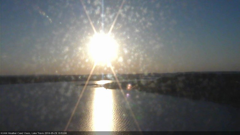 Lake Travis webcam, May 29, 2018 6:55 PM CT