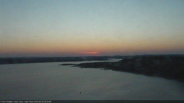 Lake Travis webcam, May 29, 2018 7:35 PM CT