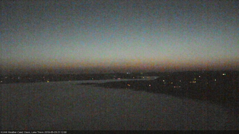 Lake Travis webcam, May 29, 2018 8:15 PM CT
