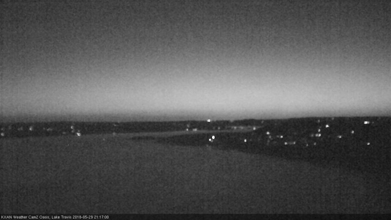 Lake Travis webcam, May 29, 2018 8:20 PM CT