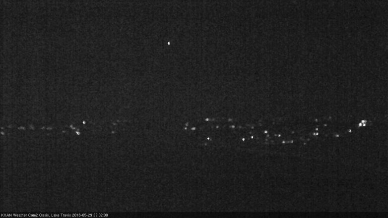 Lake Travis webcam, May 29, 2018 9:05 PM CT