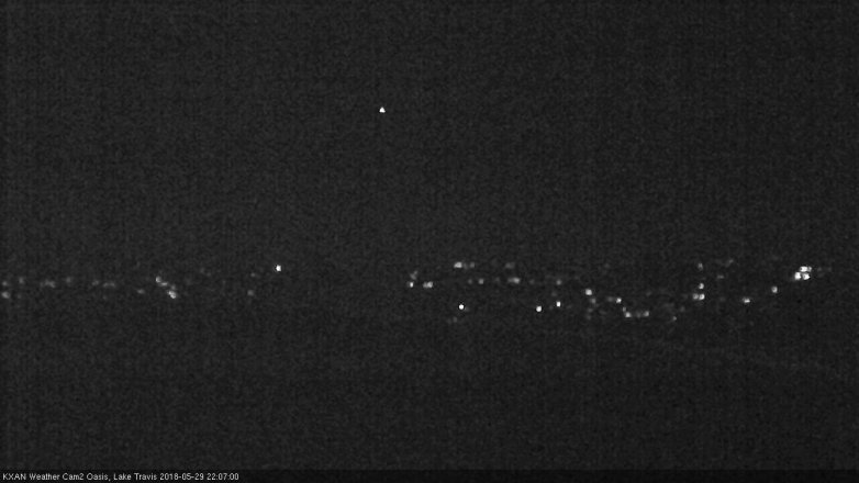 Lake Travis webcam, May 29, 2018 9:10 PM CT
