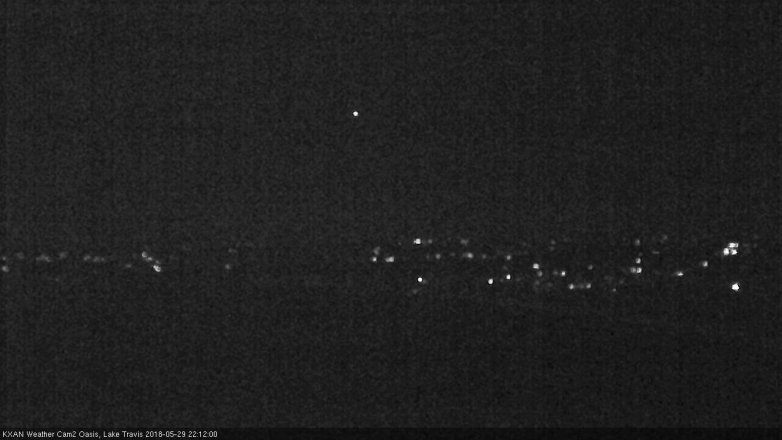 Lake Travis webcam, May 29, 2018 9:15 PM CT