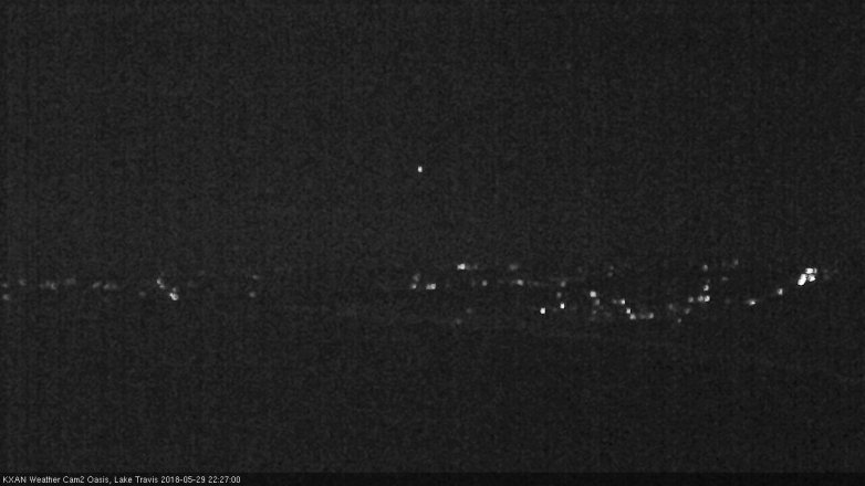 Lake Travis webcam, May 29, 2018 9:30 PM CT