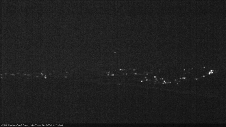 Lake Travis webcam, May 29, 2018 9:40 PM CT