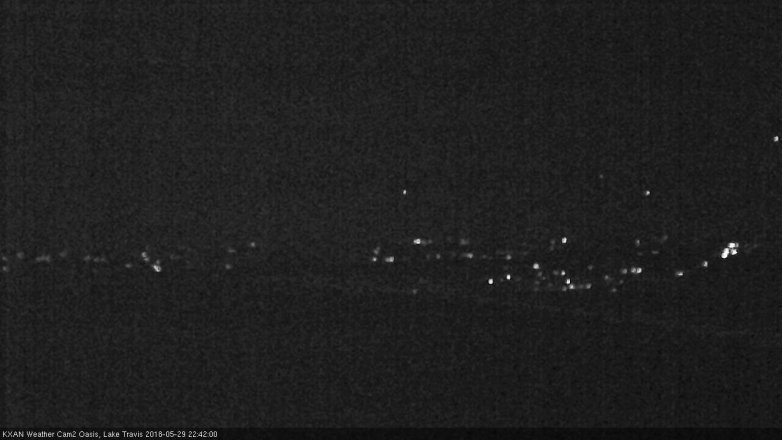 Lake Travis webcam, May 29, 2018 9:45 PM CT