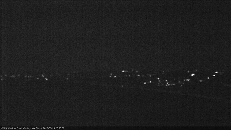 Lake Travis webcam, May 29, 2018 10:05 PM CT