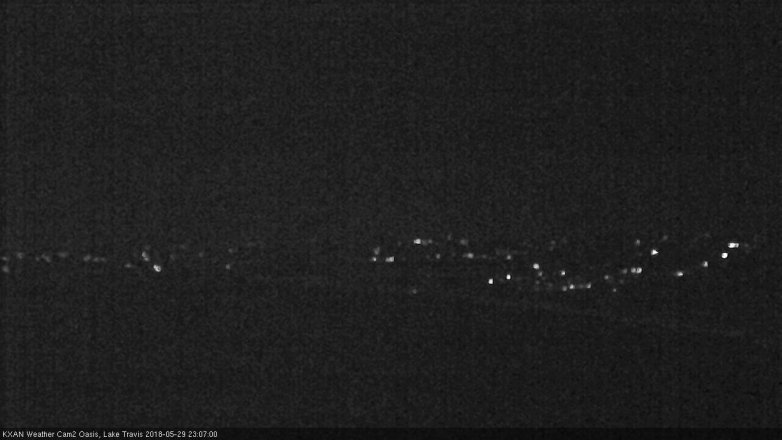 Lake Travis webcam, May 29, 2018 10:10 PM CT