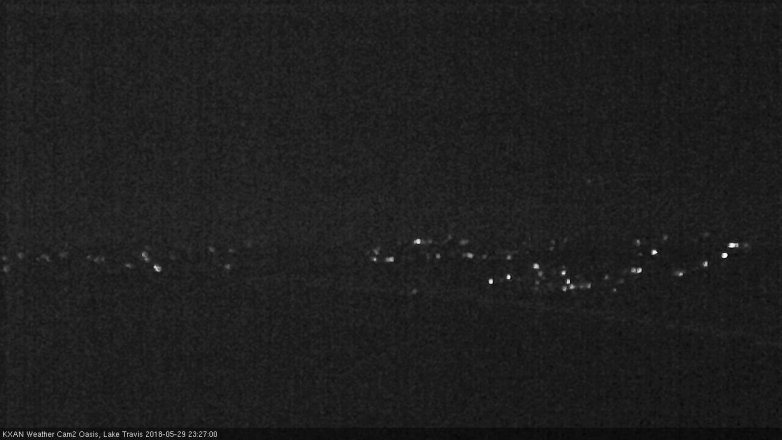 Lake Travis webcam, May 29, 2018 10:30 PM CT