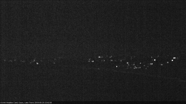 Lake Travis webcam, May 29, 2018 10:45 PM CT