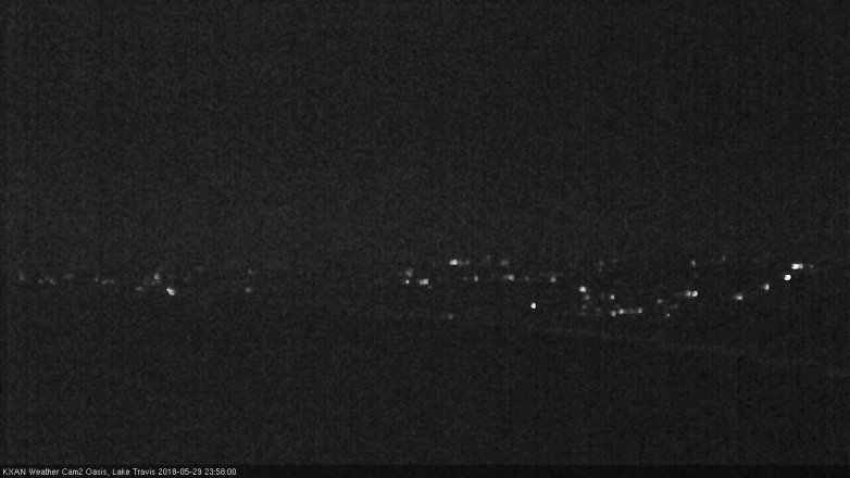 Lake Travis webcam, May 29, 2018 11:00 PM CT