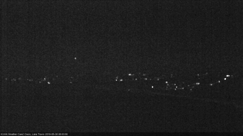 Lake Travis webcam, May 29, 2018 11:05 PM CT
