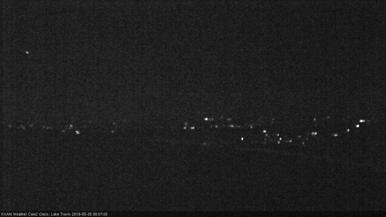 Lake Travis webcam, May 29, 2018 11:10 PM CT