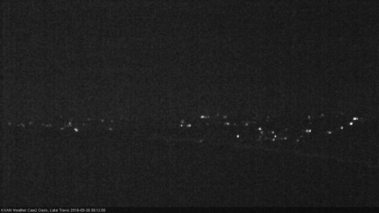 Lake Travis webcam, May 29, 2018 11:15 PM CT