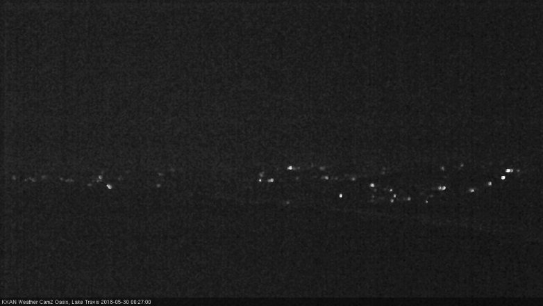 Lake Travis webcam, May 29, 2018 11:30 PM CT