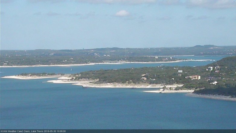 Lake Travis webcam, May 30, 2018 9:10 AM CT
