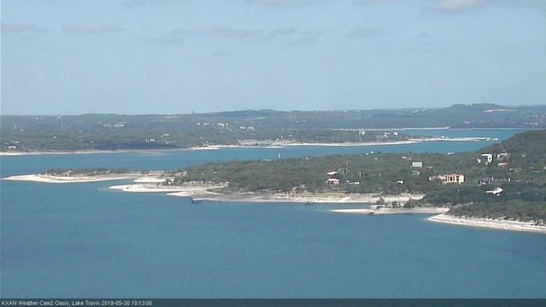 Lake Travis webcam, May 30, 2018 9:15 AM CT