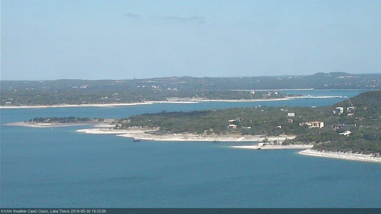 Lake Travis webcam, May 30, 2018 9:35 AM CT