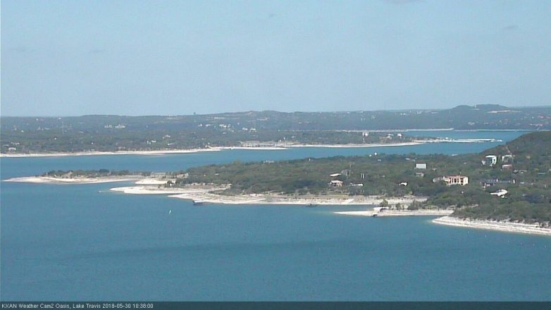 Lake Travis webcam, May 30, 2018 9:40 AM CT