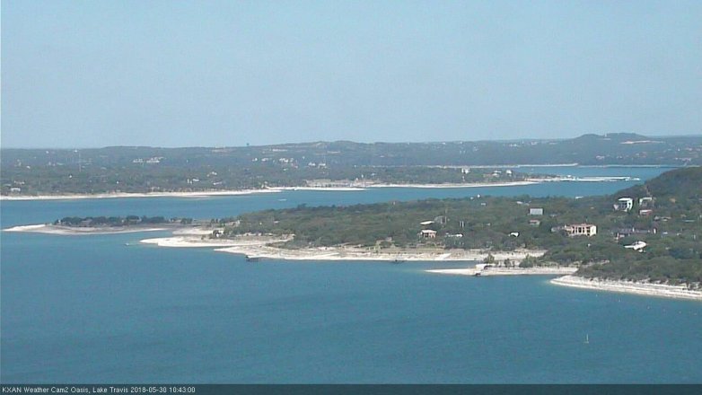 Lake Travis webcam, May 30, 2018 9:45 AM CT