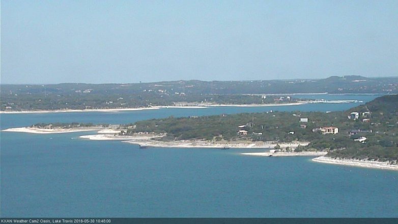 Lake Travis webcam, May 30, 2018 9:50 AM CT