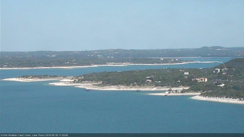 Lake Travis webcam, May 30, 2018 10:05 AM CT