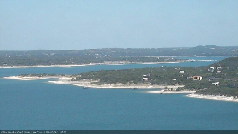 Lake Travis webcam, May 30, 2018 10:10 AM CT