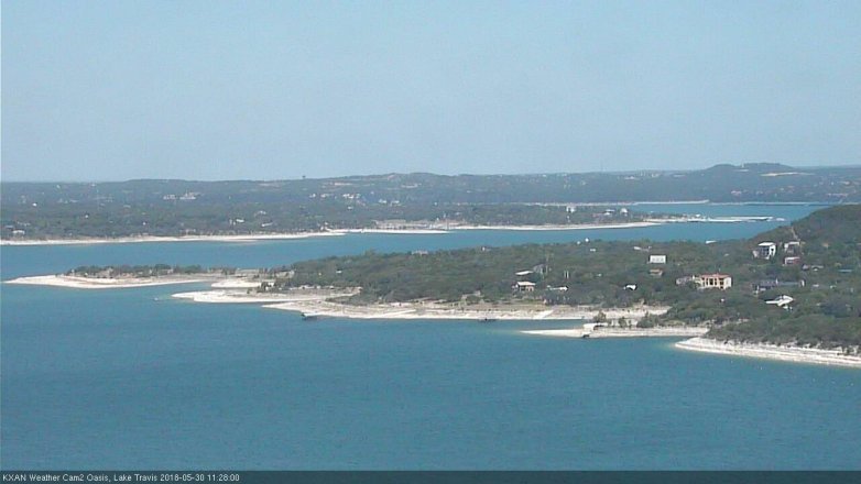 Lake Travis webcam, May 30, 2018 10:30 AM CT