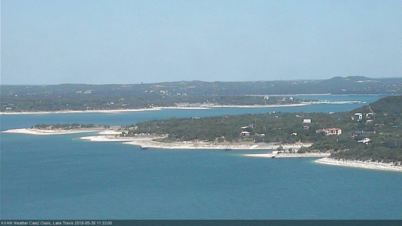 Lake Travis webcam, May 30, 2018 10:35 AM CT