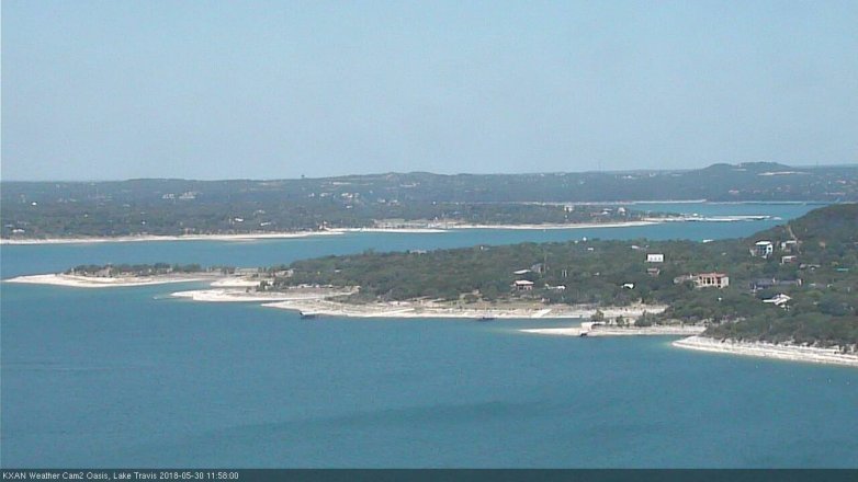 Lake Travis webcam, May 30, 2018 11:00 AM CT