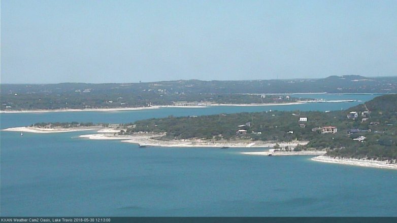 Lake Travis webcam, May 30, 2018 11:15 AM CT