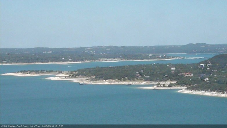 Lake Travis webcam, May 30, 2018 11:20 AM CT