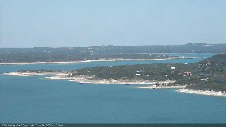 Lake Travis webcam, May 30, 2018 11:35 AM CT