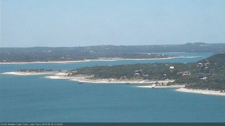 Lake Travis webcam, May 30, 2018 11:40 AM CT