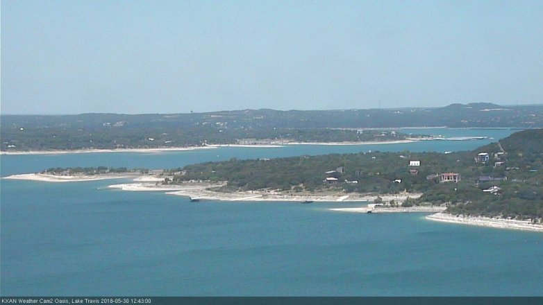 Lake Travis webcam, May 30, 2018 11:45 AM CT