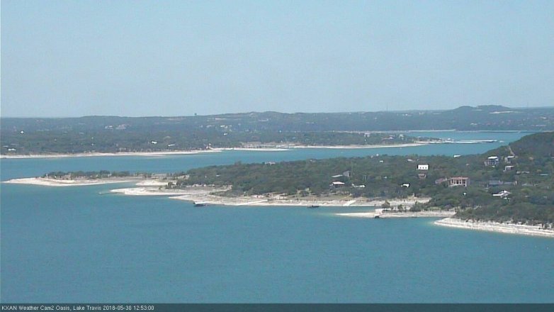 Lake Travis webcam, May 30, 2018 11:55 AM CT