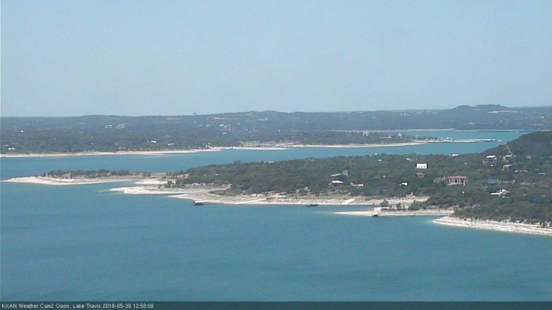 Lake Travis webcam, May 30, 2018 12:00 PM CT