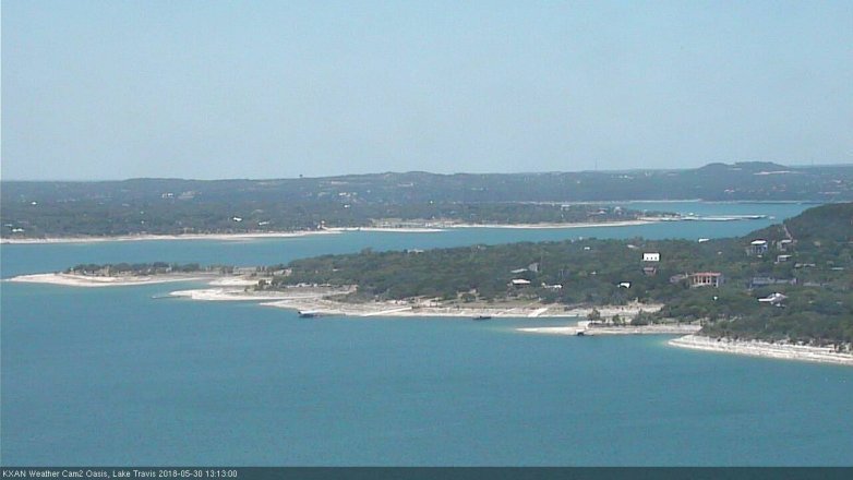 Lake Travis webcam, May 30, 2018 12:15 PM CT