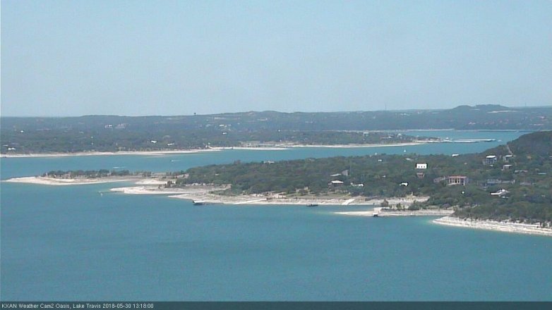 Lake Travis webcam, May 30, 2018 12:20 PM CT