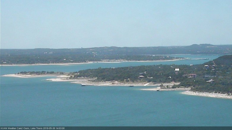 Lake Travis webcam, May 30, 2018 1:05 PM CT