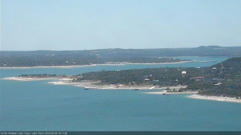 Lake Travis webcam, May 30, 2018 1:20 PM CT