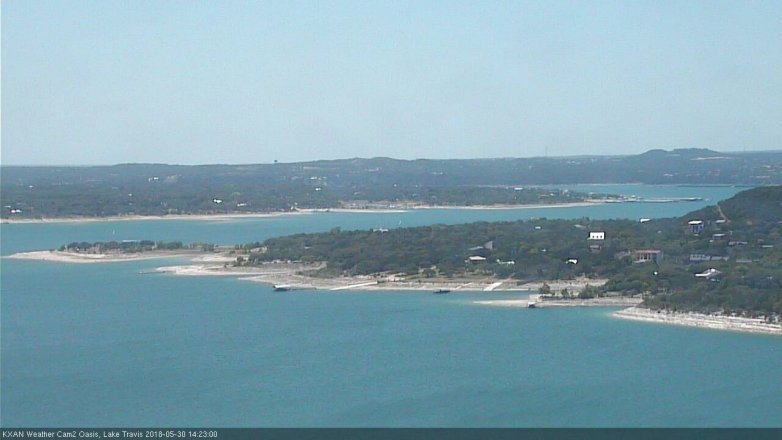 Lake Travis webcam, May 30, 2018 1:25 PM CT
